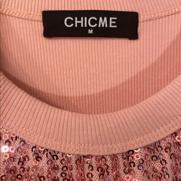 ChicMe Sparkling Pink Sequin Tank Top - Picture 11 of 12